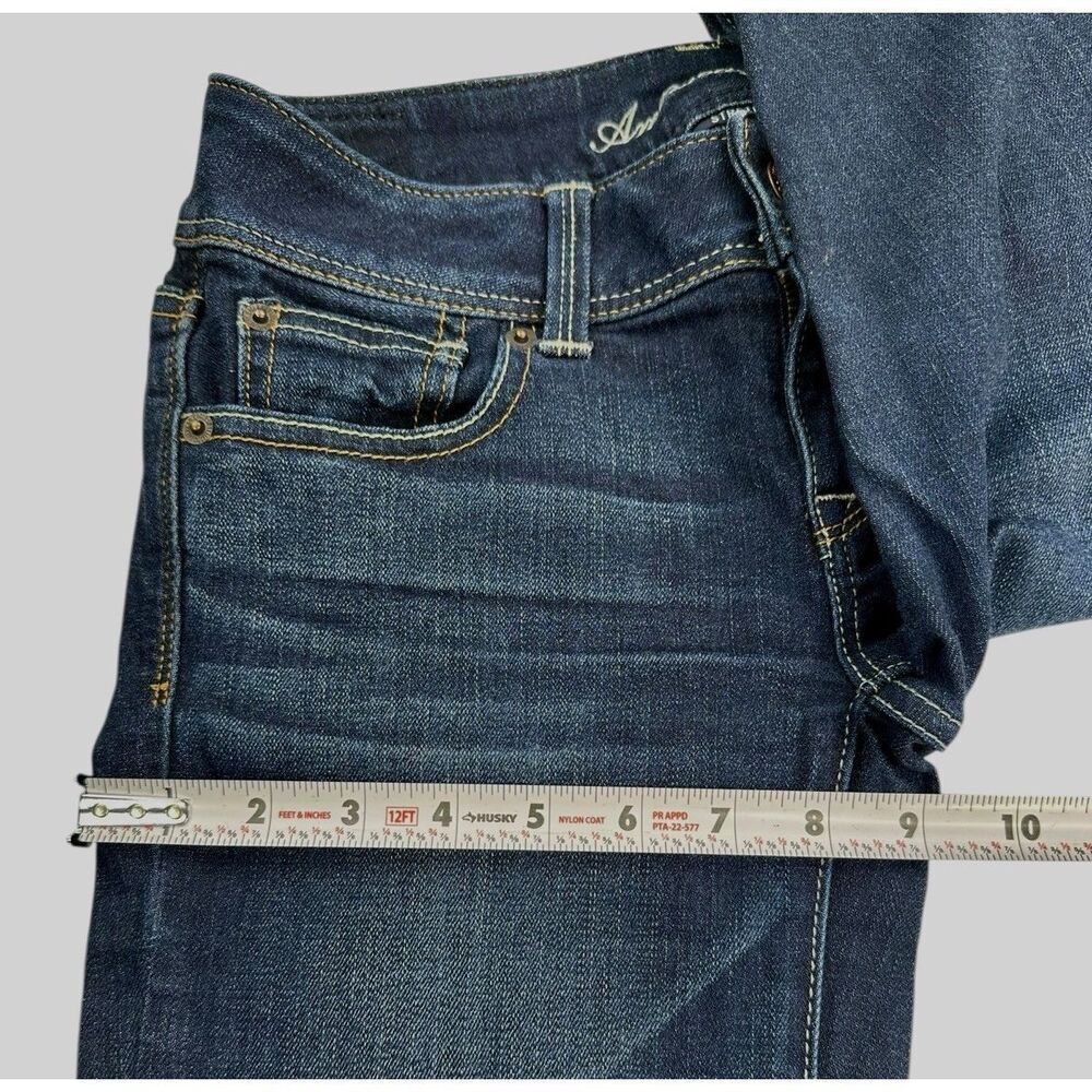 American Eagle Stretch Slim Boot Cut Medium Wash Stretch Jeans Women’s Size 2 - Picture 11 of 14
